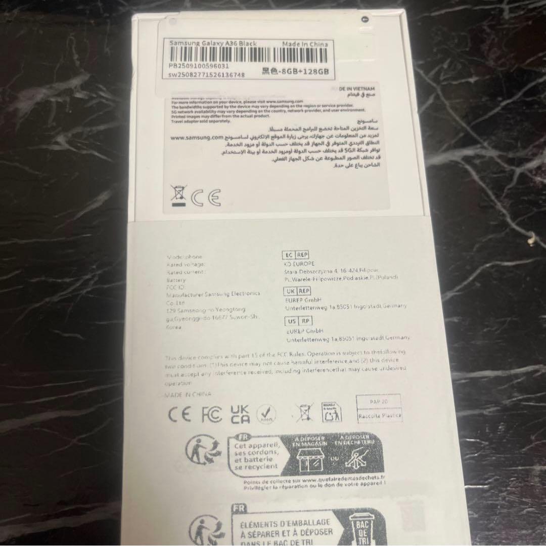 スマートフォン本体 Samsung Galaxy A36 5G 8GB 128GB