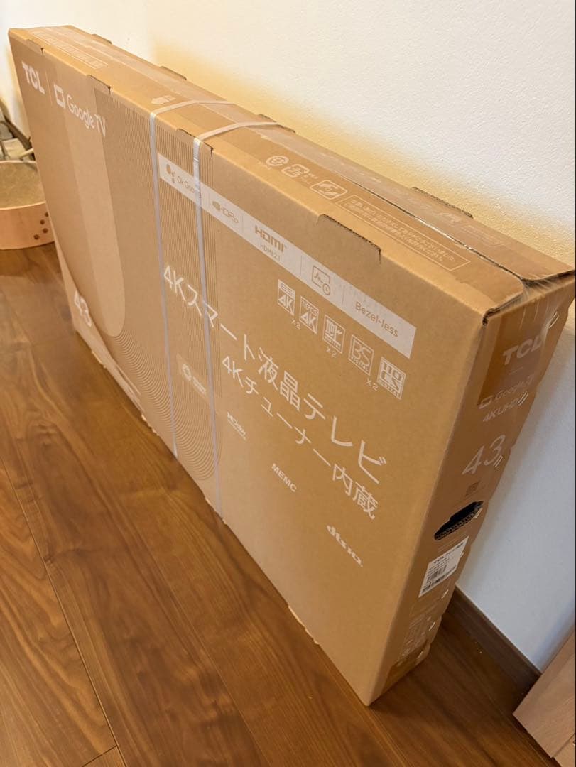 TCL 43P79B 43インチ 4K UHD テレビ