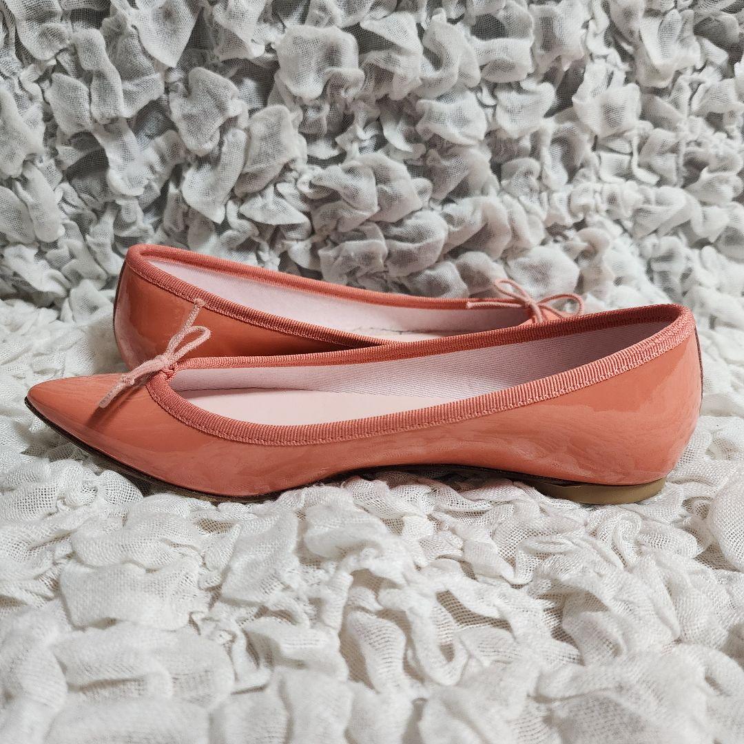 美品 レペット ブリジット ポインテッドトゥ バレェ フラット パンプス