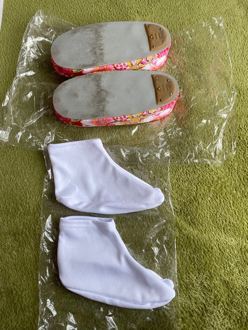 【正絹】着物セット 七五三 お宮参 被布コート 下駄 着物 女の子 産着