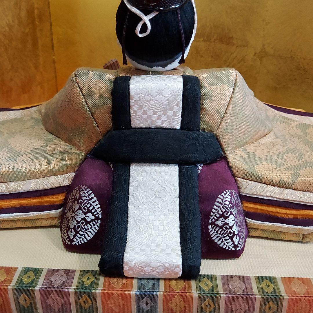 木目込み雛人形　親王飾り　ハンドメイド