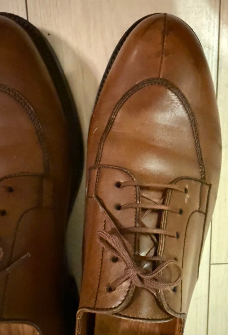 JMウエストン ハーフハント　Uチップ ブラウン 茶 シューズ