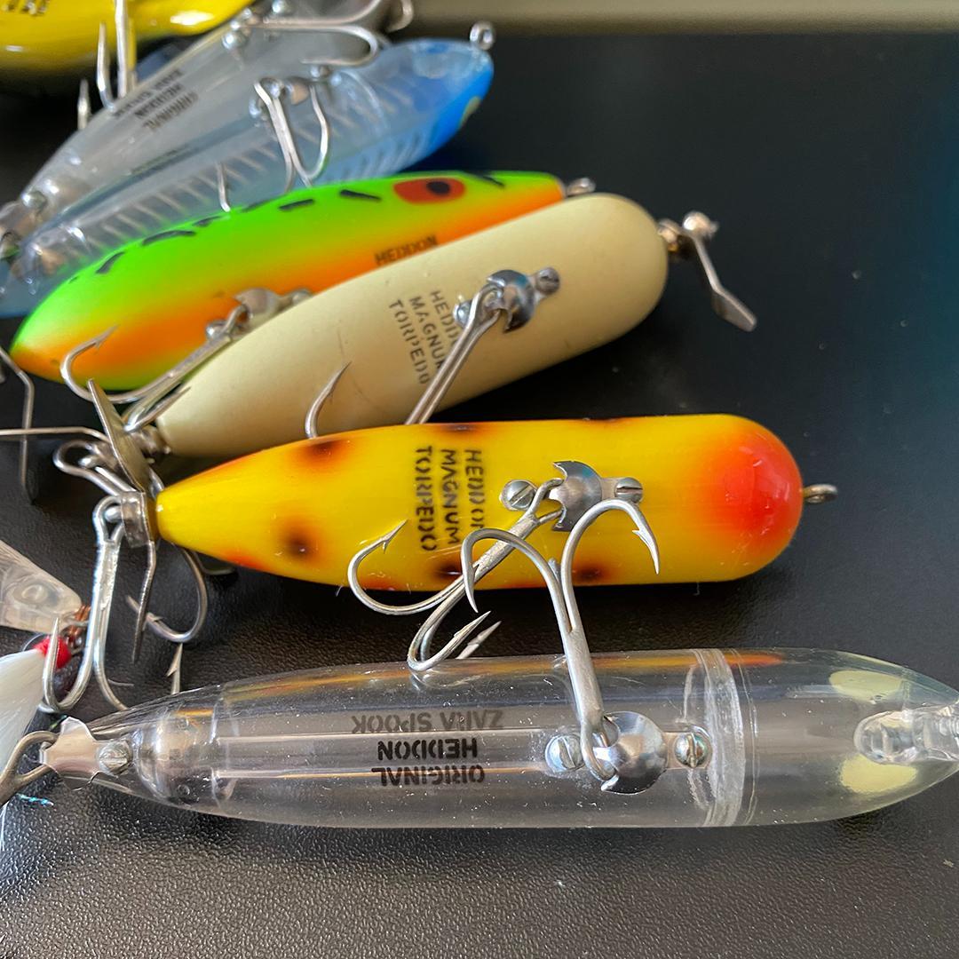 ［2005年代］アメリカンルアー（ヘドン他）14セット＋4ルアーおまけ付き