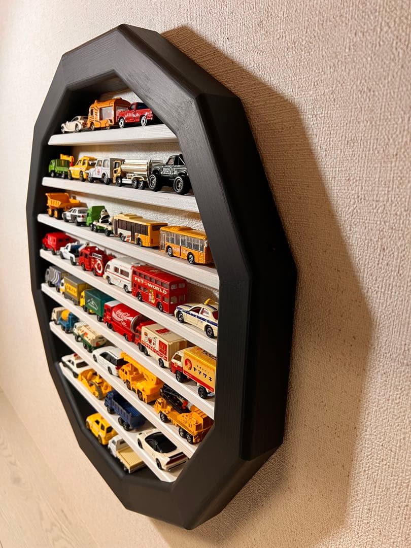 【トミカ】正12角形コレクションケース ミニカーケース　ミニカー以外の展示にも♪