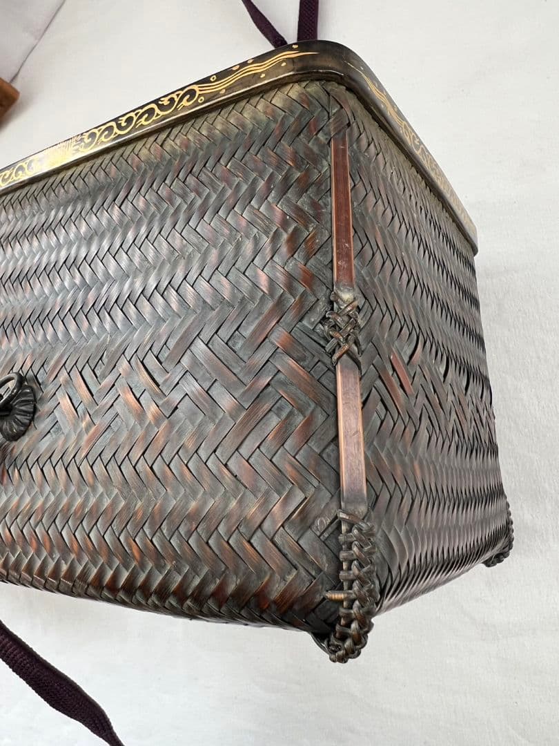 御所籠セット 籠 野口籃峰斎 作 茶道具