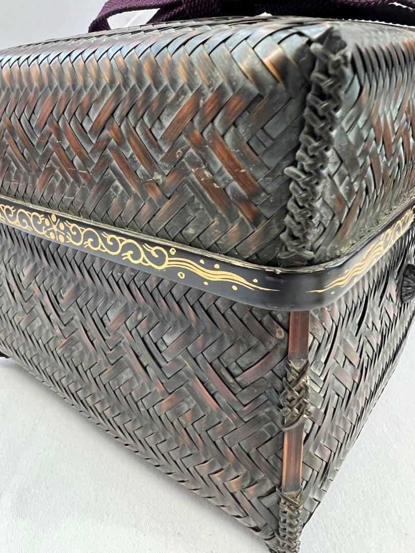 御所籠セット 籠 野口籃峰斎 作 茶道具