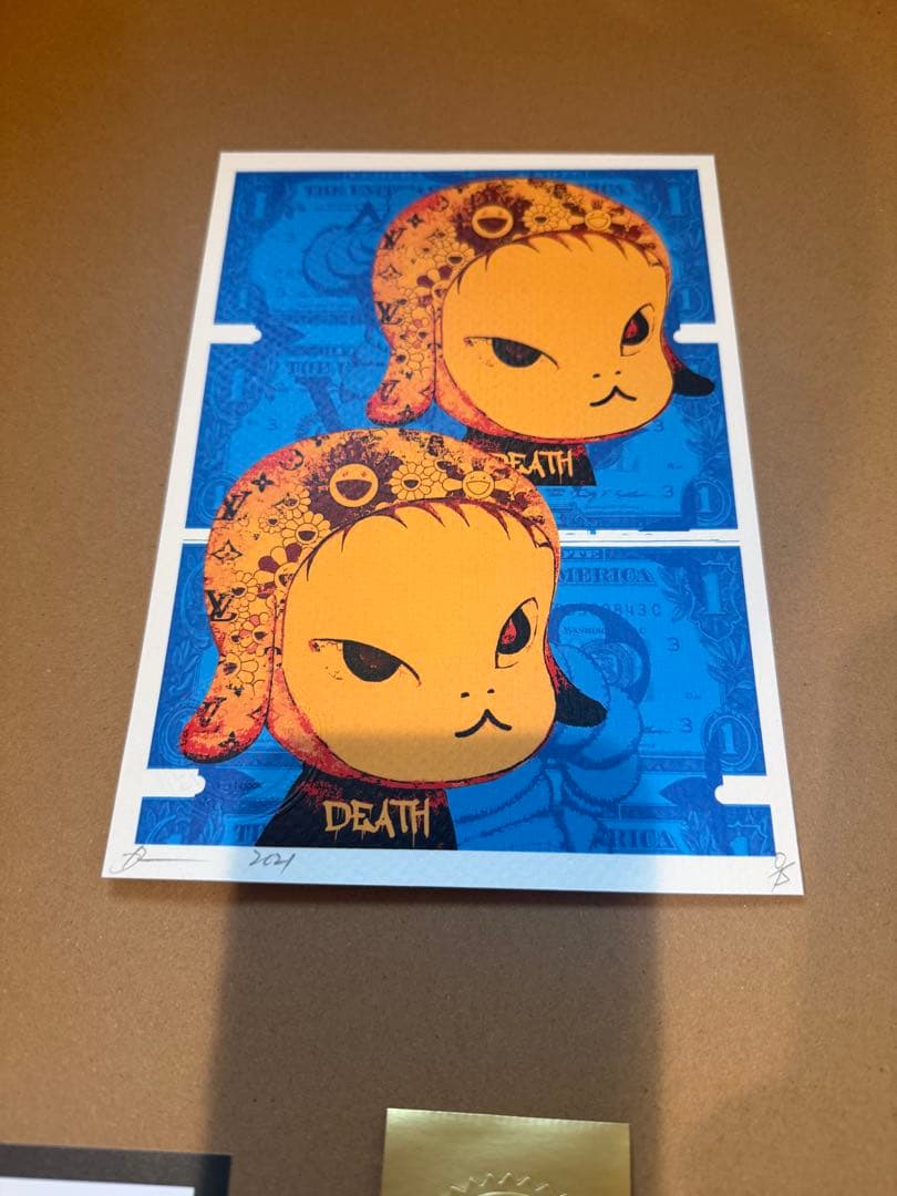 DEATH NYC 現代アートポスター　本物保証