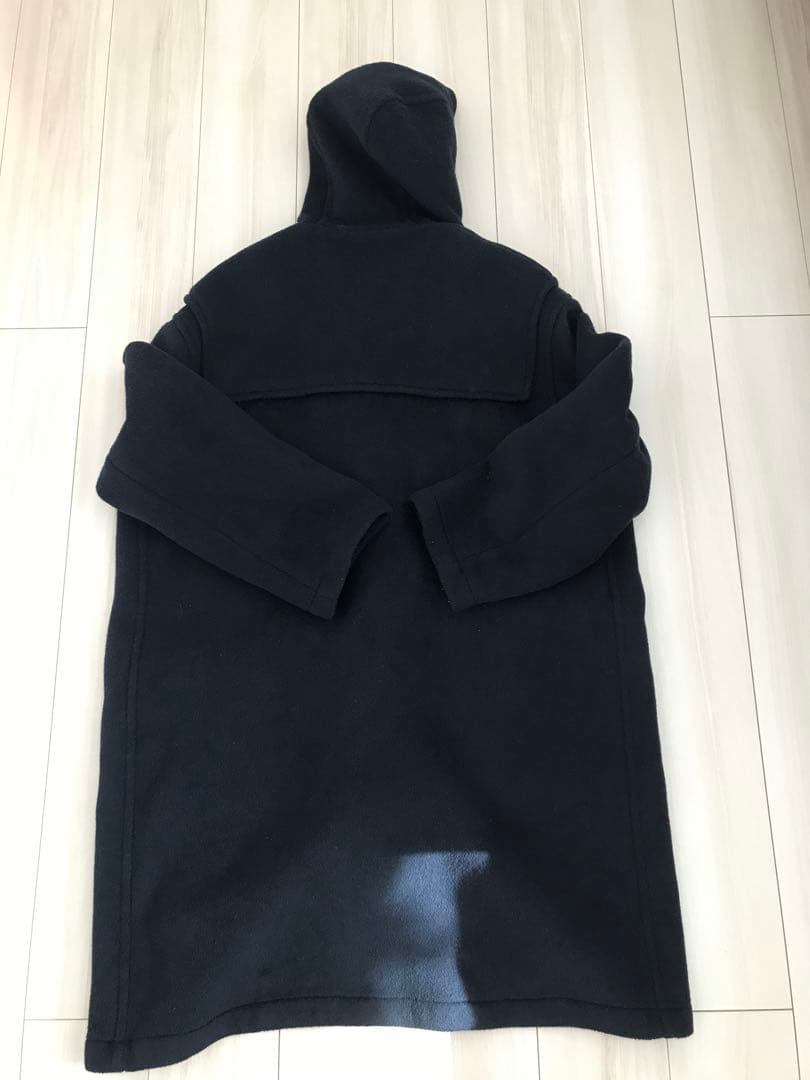 GLOVEROLL 黒 ウール ダッフルコート フード付き