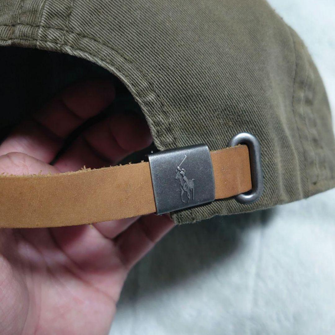 ポロラルフローレン キャップ NY ロゴ コットンツイル カーキ