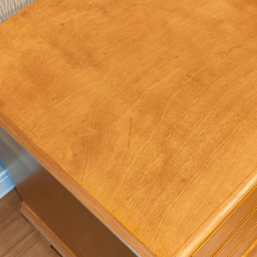 ヤマカ　ヴィンテージ　木製チェスト　サイドチェスト　引出し3杯