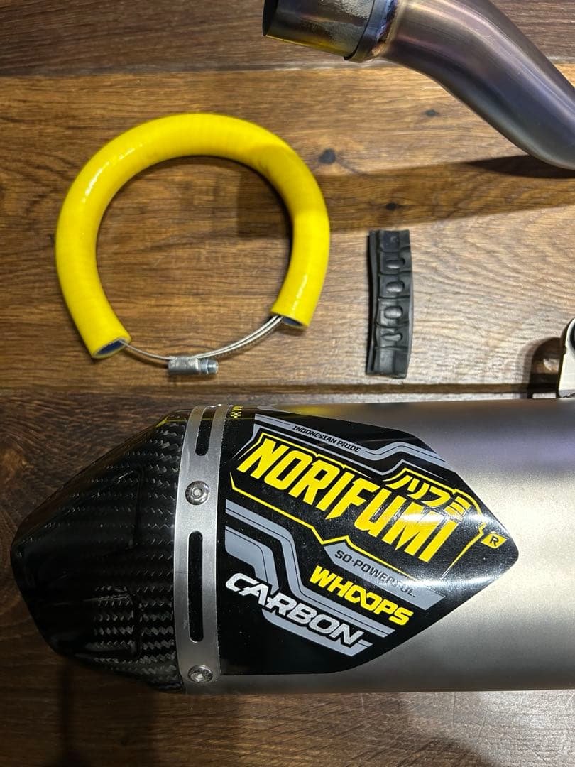 CRF250L MD47 NORIFUMIノリフミチタンカーボンフルエキマフラー