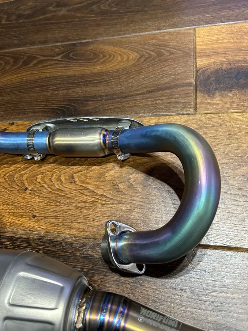 CRF250L MD47 NORIFUMIノリフミチタンカーボンフルエキマフラー