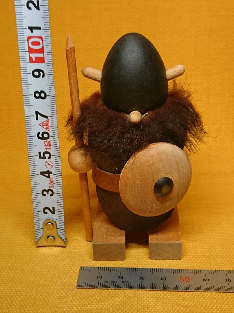 ビンテージ　人形　バイキング　北欧　置物　インテリア　工芸品　美術品　A1257