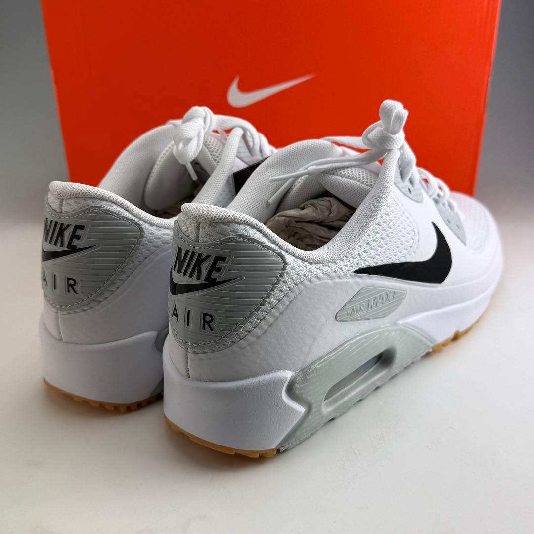 27cm ナイキ エアマックス90 G \"ホワイト/ブラック\" ゴルフシューズ