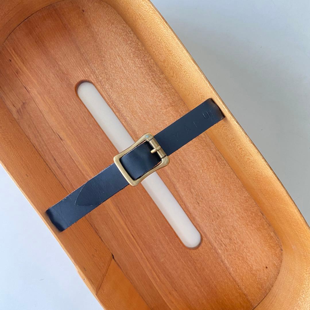 木製オーバルティッシュボックス まる工芸