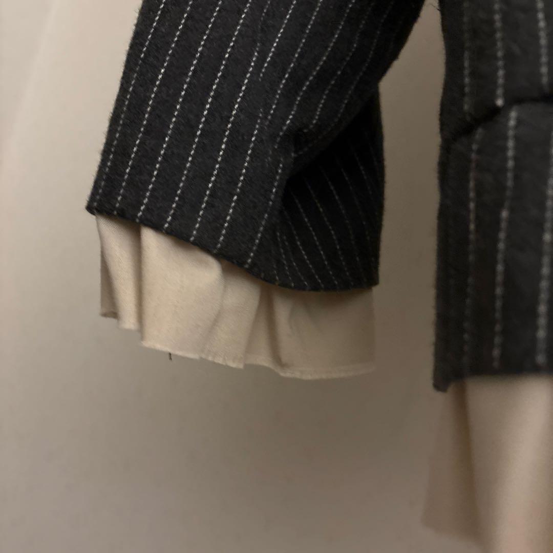 loin nuit ロワンニュイ フリルレイヤードデザインジャケット