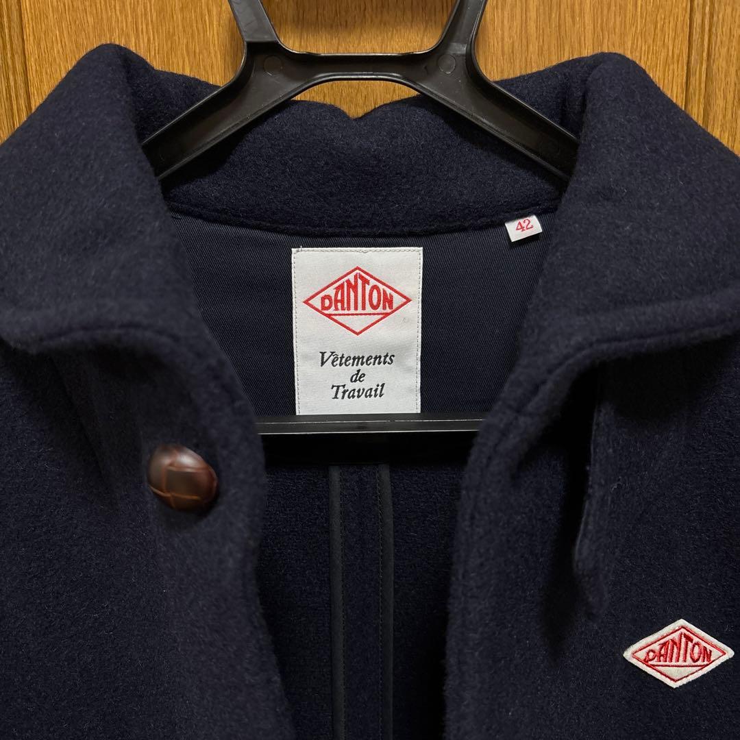 【新品】ダントン　WOOL PILE ROUND COLLAR JACKET