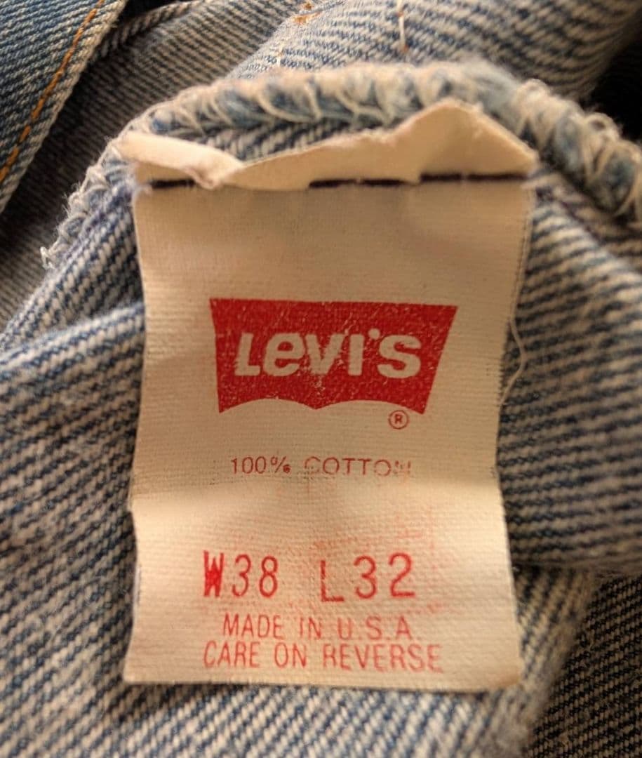 Levis501W38 USA製 90s (W92cm L79cm)