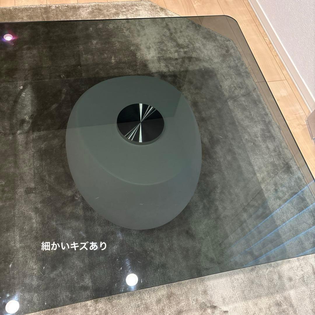 ボーコンセプトコーヒーテーブルセンター　リビングテーブルコンクリートグレーガラス