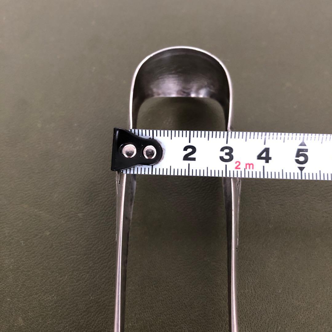 フランス アンティーク　純銀製　獣足　トング　ミネルヴァ　手彫り装飾　ビンテージ