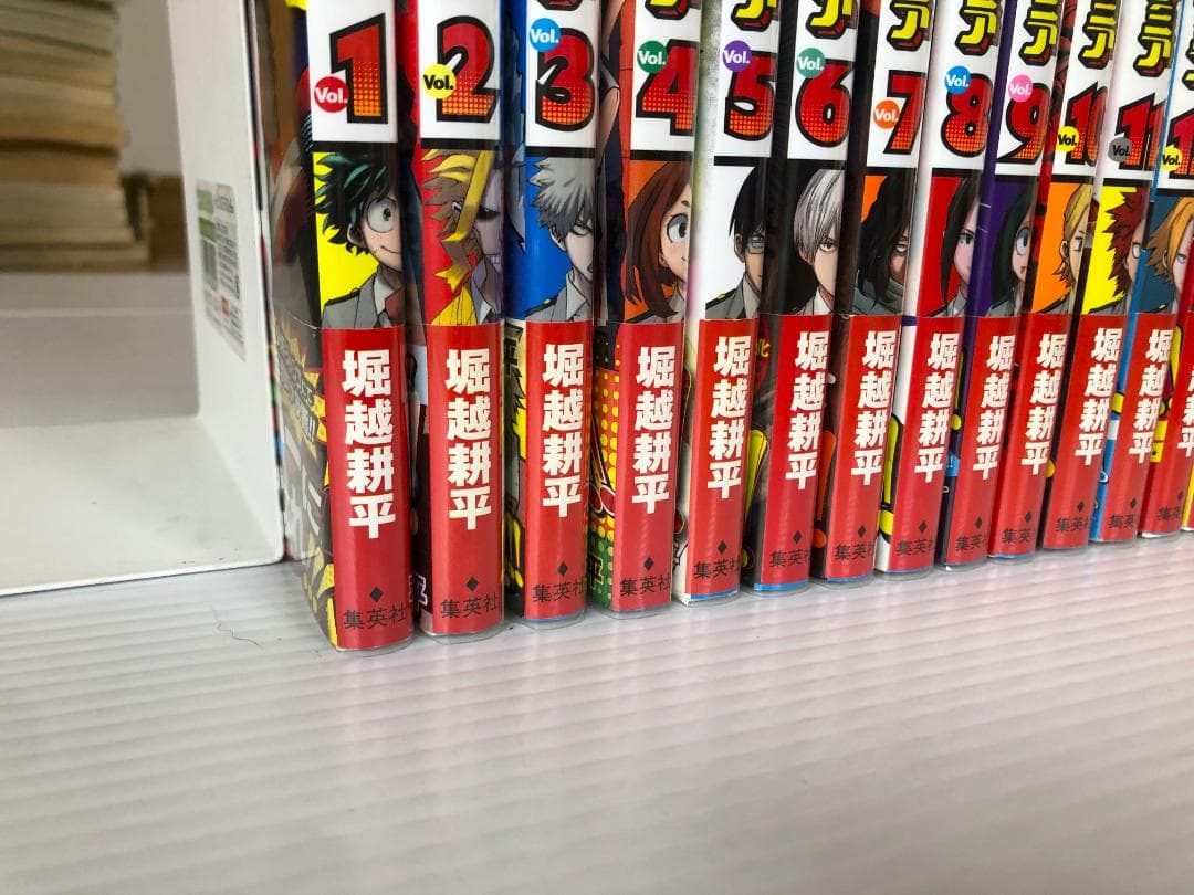 美品　僕のヒーローアカデミア　全巻　初版　帯　特典　ペーパー　ポストカード
