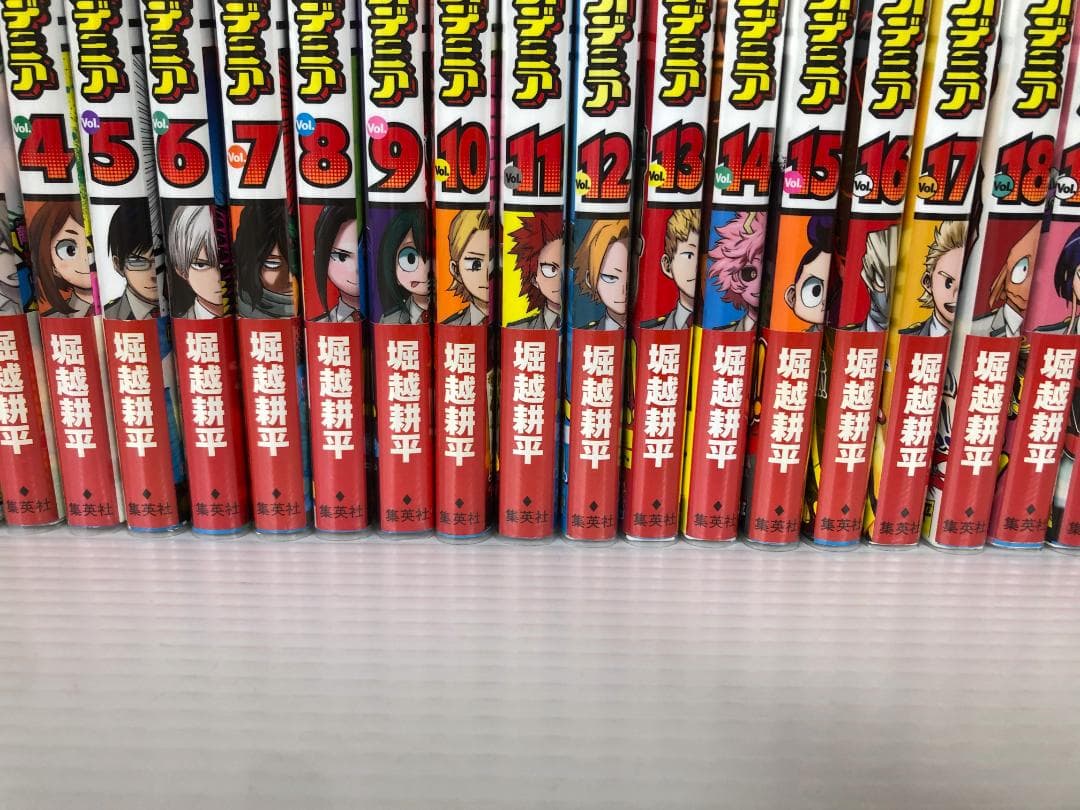 美品　僕のヒーローアカデミア　全巻　初版　帯　特典　ペーパー　ポストカード