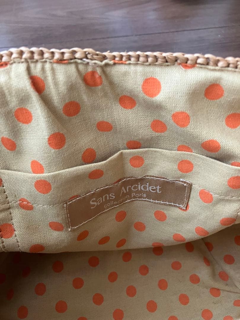 Sans Arcidet かごバッグ