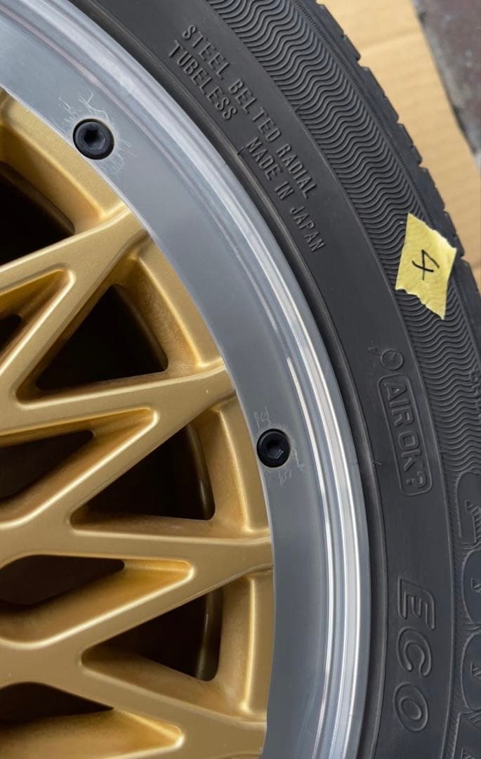 か*う様 中古　FENICE RX3ホイール　ゴールドカラー