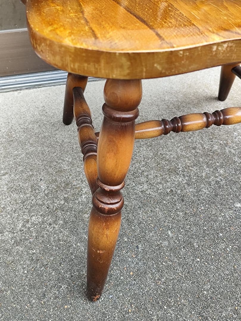 あ*コ様 飛騨産業 キツツキマーク ダイニングチェア 椅子 ウィンザーチェア 木