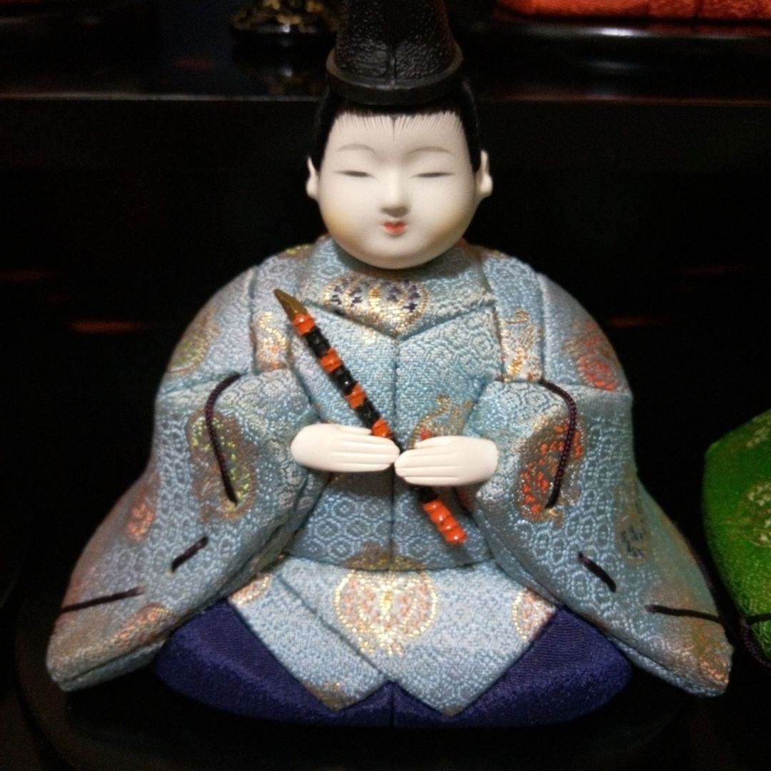 「江戸木目込み」雛人形「吉野雛・一秀作」四段飾