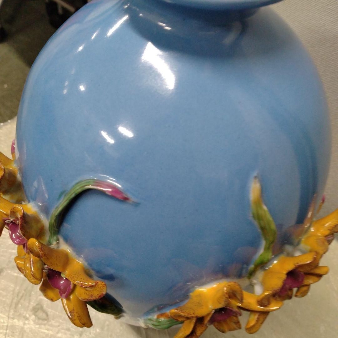 F　花瓶　フラワーベース　オーバルベース　ラン　インテリア　YK