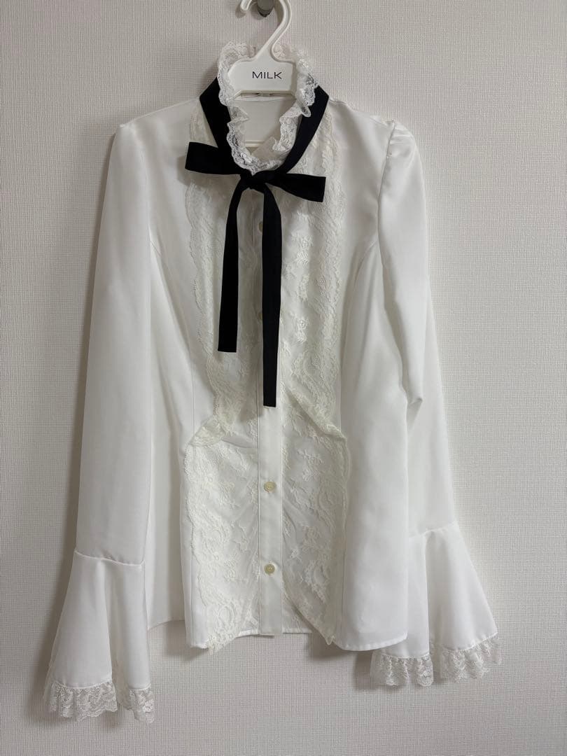 MIHO MATSUDA☆姫袖ブラウス イズ/リボン/レース/ロリータ/量産