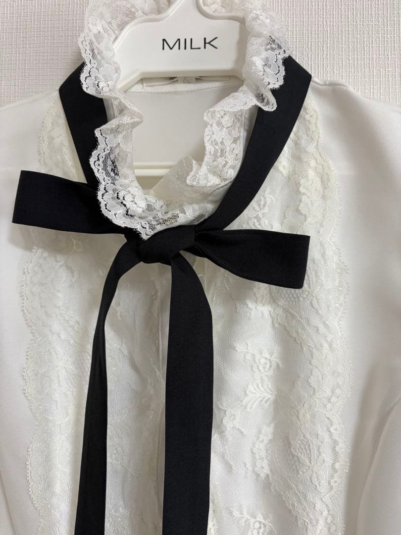 MIHO MATSUDA☆姫袖ブラウス イズ/リボン/レース/ロリータ/量産