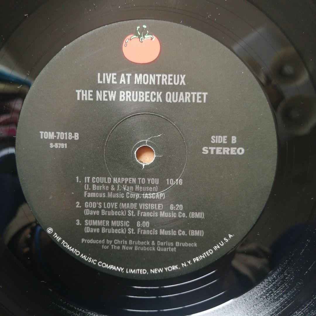 洋楽 NEW BRUBECK QUARTET LIVE AT MONTREUX