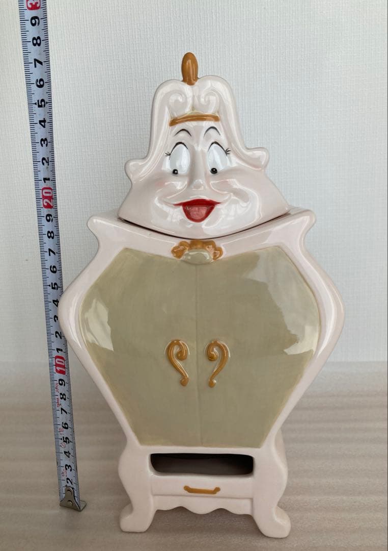 美女と野獣 10周年 ティーセット 陶器フィギュアリン 5点セット（箱付き）