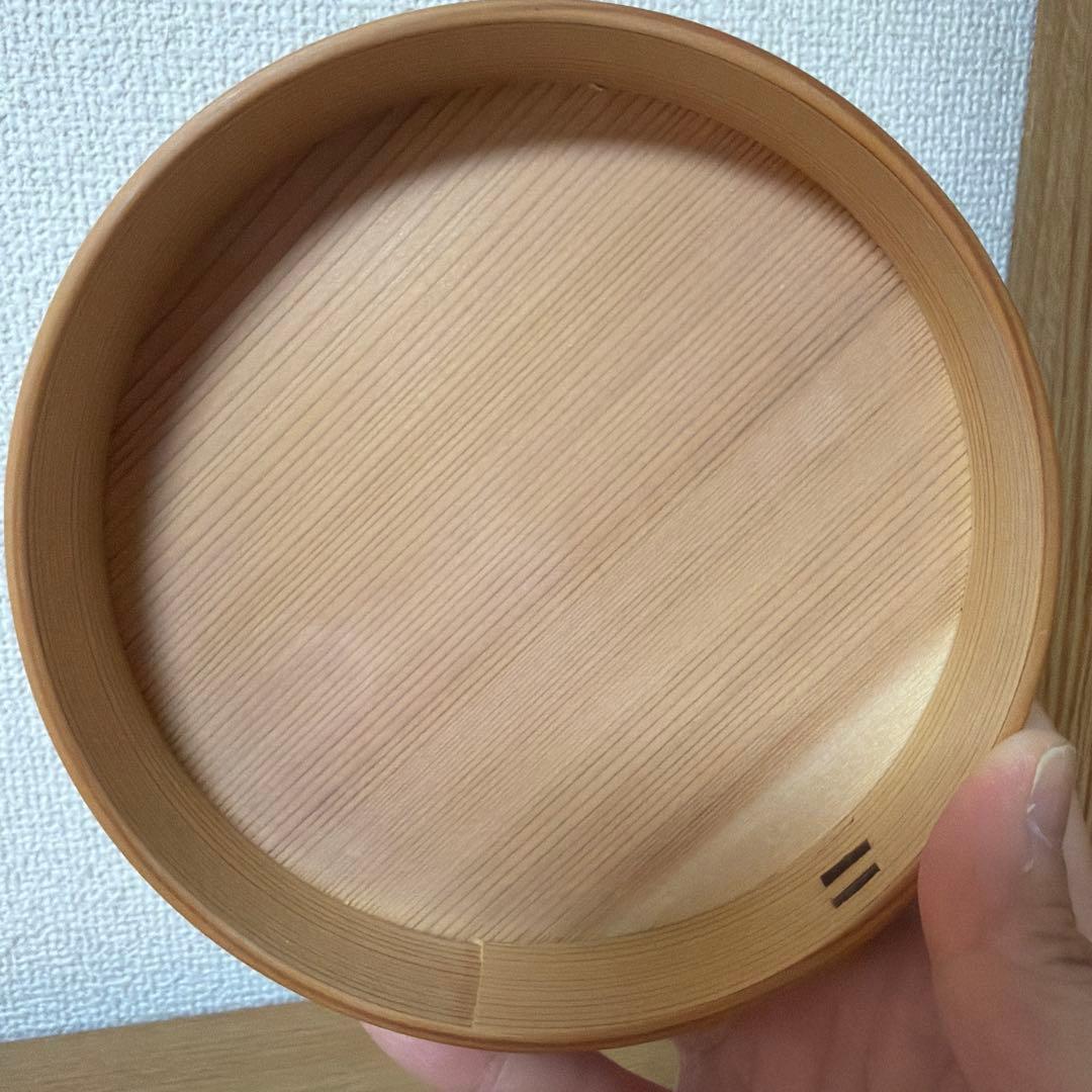 栗久　丸二段弁当　箱　新品　未使用