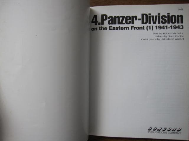 洋書 4.Panzer-Division On The Eastern Front 1