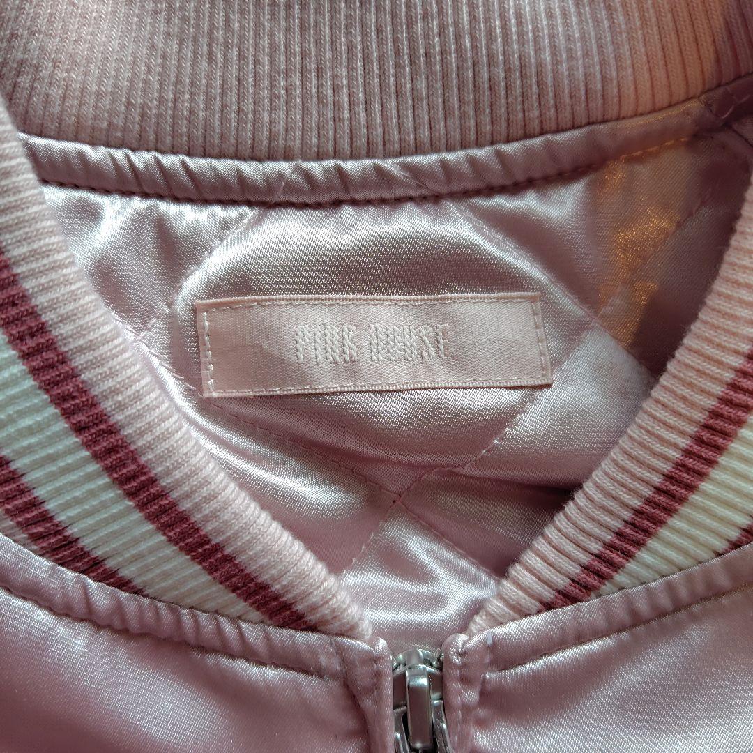 ピンクハウス　桜Teddy 刺繍使いサテンブルゾン