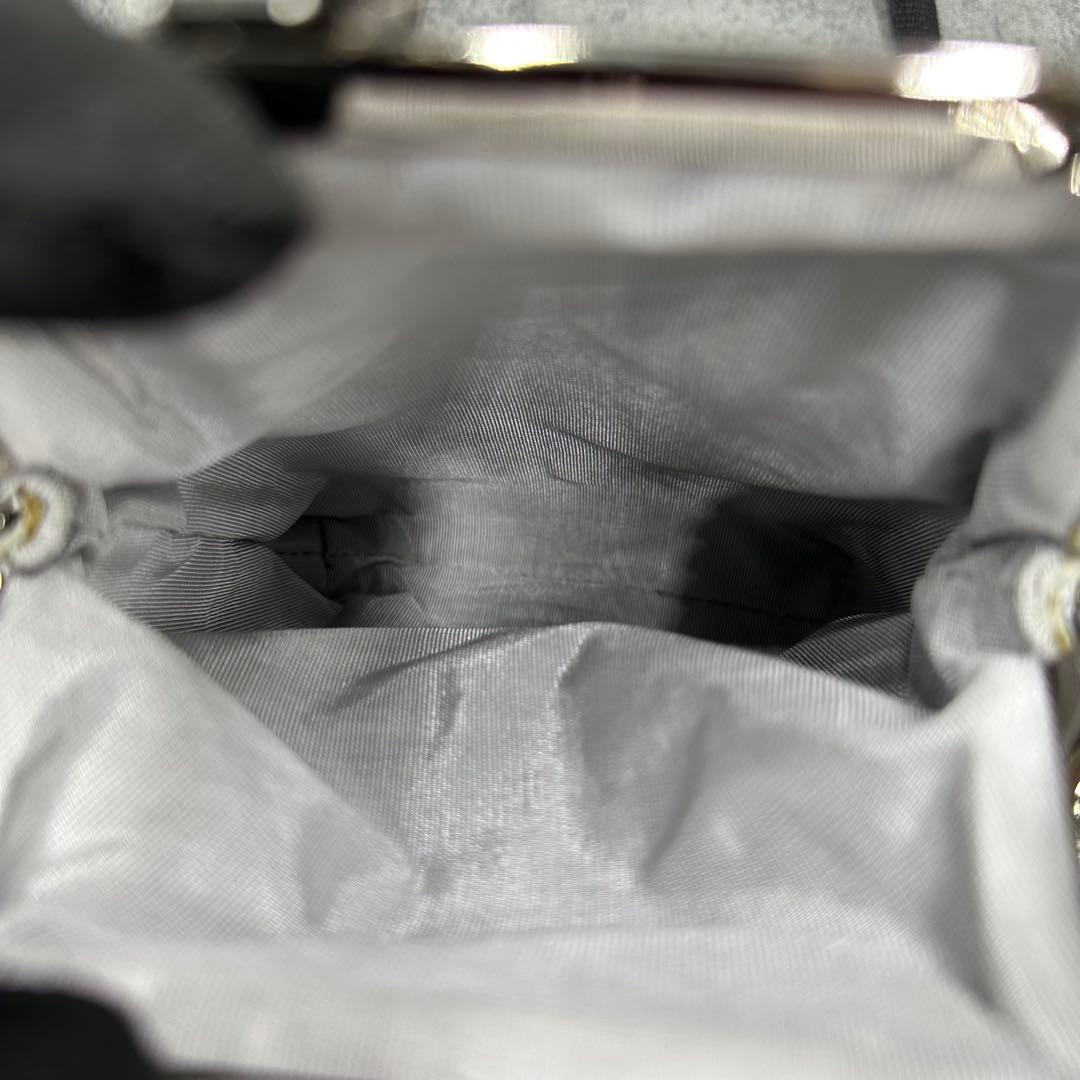 JRA バニラ染め クロコダイル がま口 ショルダーバッグ エキゾチックレザー