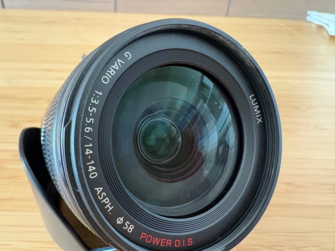 LUMIX14-140mm f3.5-5.6 ズームレン★美品難有★フード2種付