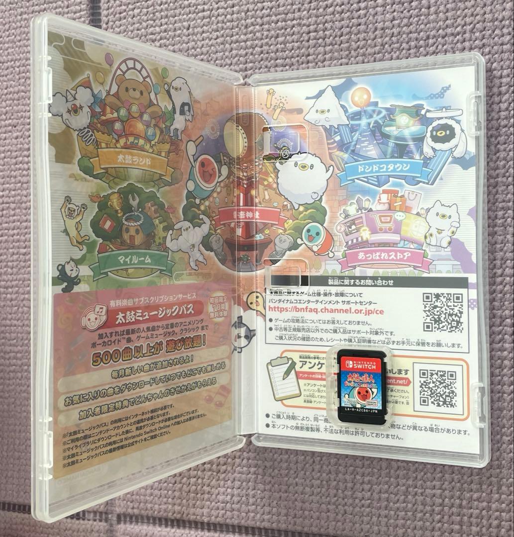 太鼓の達人　ドンダフルフェスティバル　太鼓バチセット　Switch