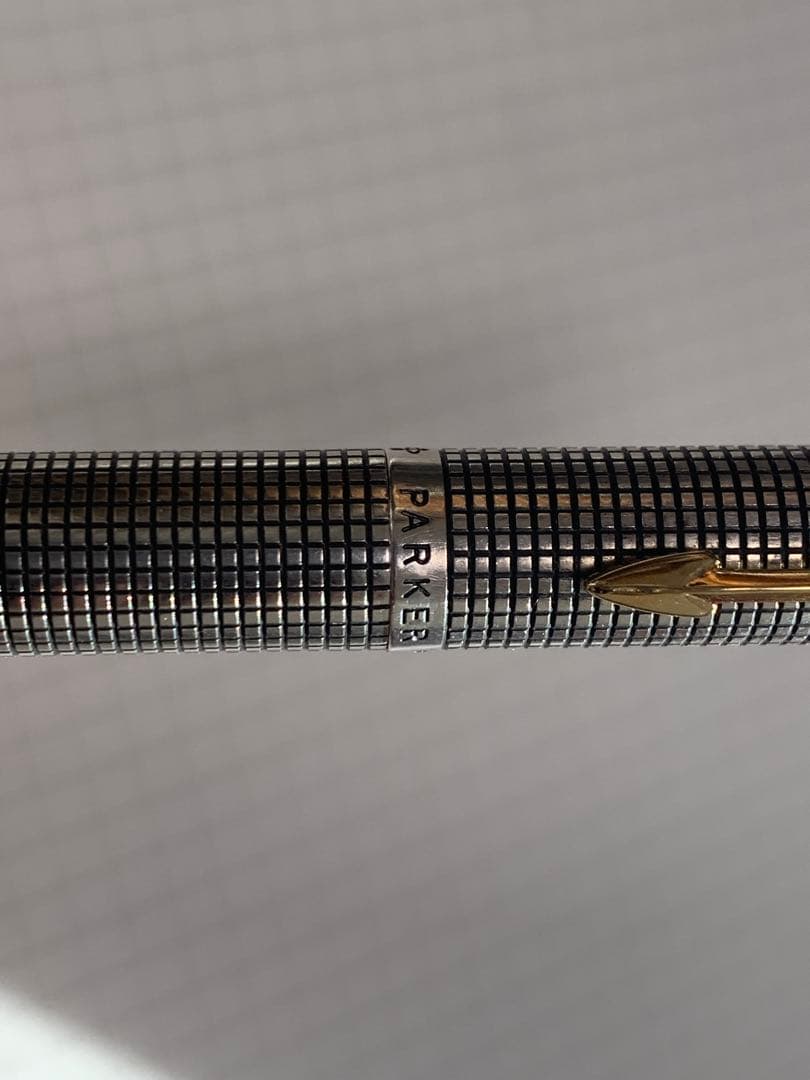 PARKER 75 初期万年筆とボールペンのセット　スターリングシルバー