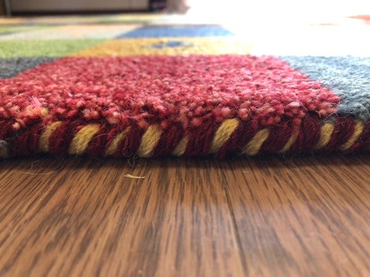 ウールギャベ 手織り 120×180cm センターラグサイズ 新品未使用