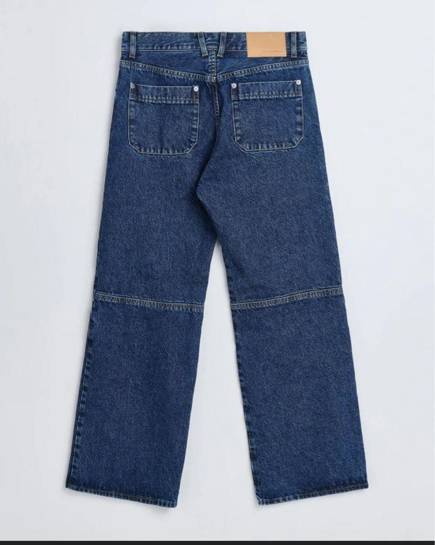 一*三様 SUNFLOWER サンフラワー　ブルー Work フレアジーンズ　3