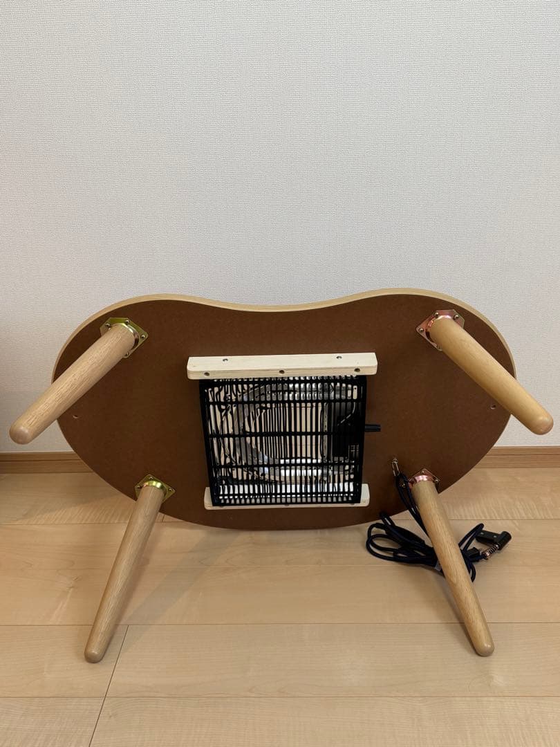 ニトリ 豆型 リビング こたつ ホワイトウォッシュ GC22 9060 NA