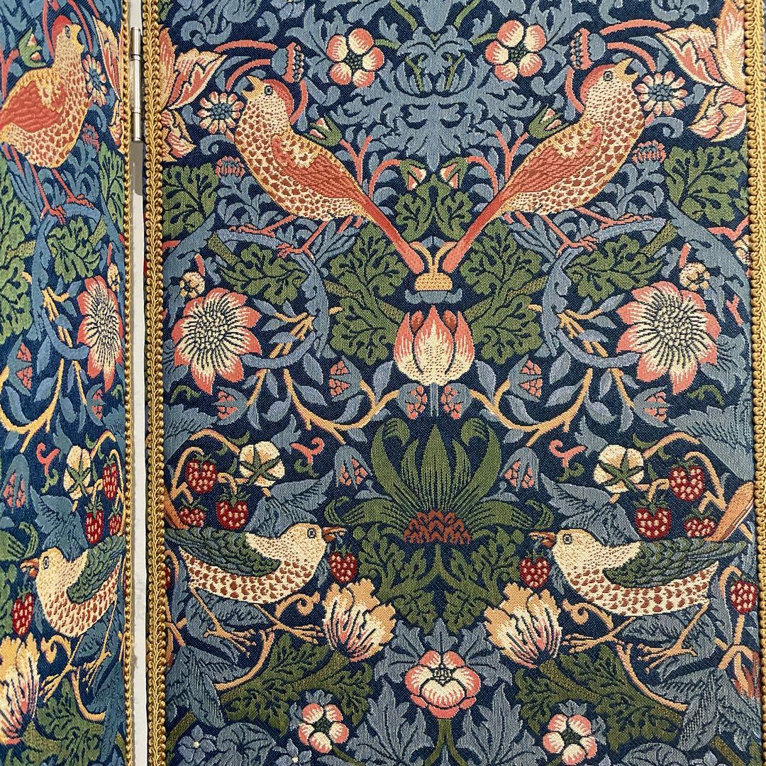 ジェニファーテイラー 4連 衝立 ファブリック カルトナージュ パーテーション