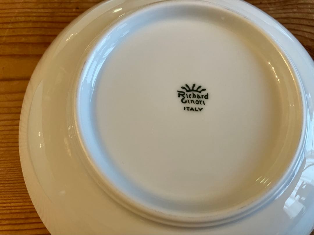 ジノリ　ベッキオホワイト　13.5プレート×5