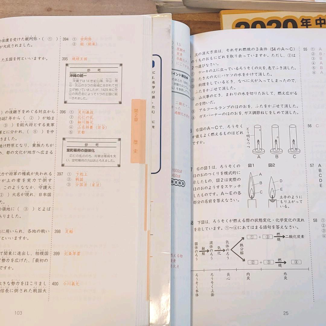 合格必須アイテム６点セット過去問付き　サピ　基礎トレ　言葉ナビ　理社コアプラス等