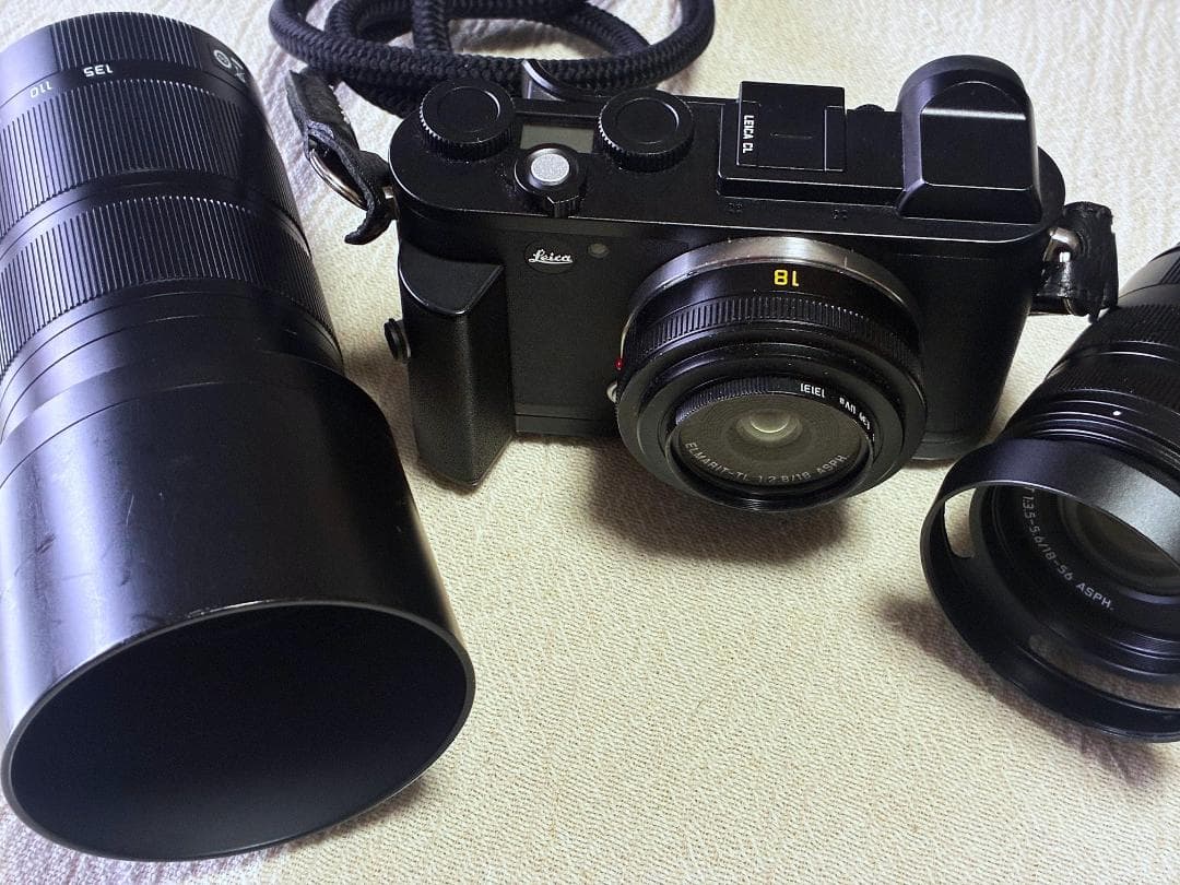 こだわりのLEICA CL ・Digitalフルセット! 純正レンズ3本他付き！
