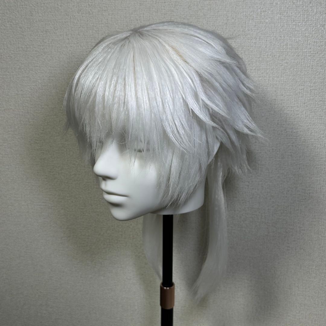刀剣乱舞　鶴丸　コスプレ　ウィッグ　カットセット済み　完成品